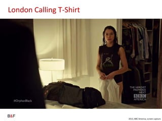 London Calling T-Shirt
2013, BBC America, screen capture
 