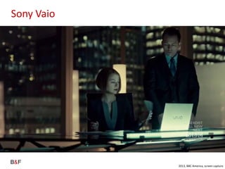 Sony Vaio
2013, BBC America, screen capture
 