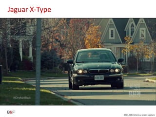 Jaguar X-Type
2013, BBC America, screen capture
 