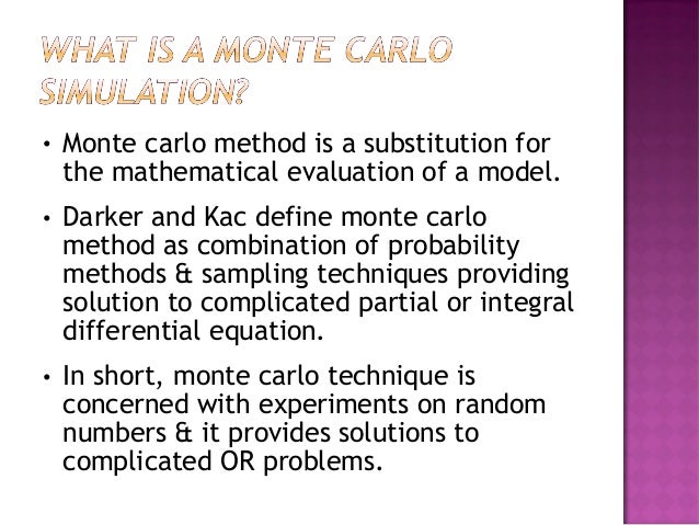 operational research monte carlo steps