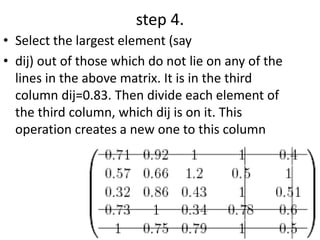 Operations research : Assignment problem (One's method) presentation | PPTX