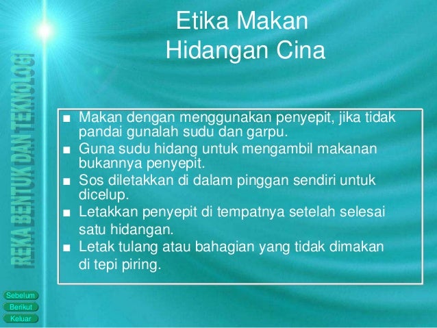 Contoh Etika Makan - Jobs ID 2017