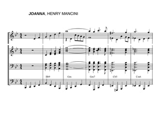 JOANNA, HENRY MANCINI
 