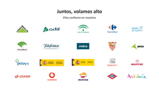 Ellos confiaron en nosotros
Juntos, volamos alto
 