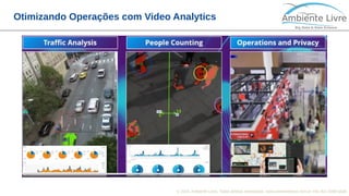© 2018, Ambiente Livre. Todos direitos reservados. www.ambientelivre.com.br +55 (41) 3308-3438
Otimizando Operações com Video Analytics
 