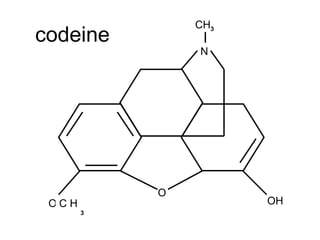 O O OH N CH 3 H C 3 codeine 