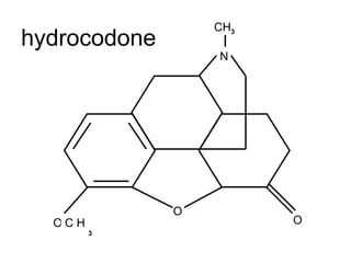 O O O N CH 3 H C 3 hydrocodone 
