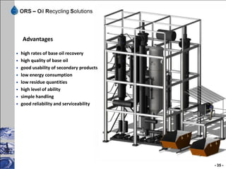3D-Model of used oil recycling installation




                                              - 35 -
 
