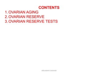 OVARIAN RESERVE | PDF