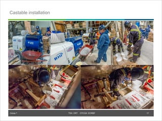 Orbite © TSX: ORT OTCQX: EORBF
Castable installation
17
 