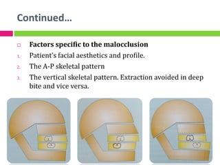 Extraction in Orthodontic Treatment | PPTX