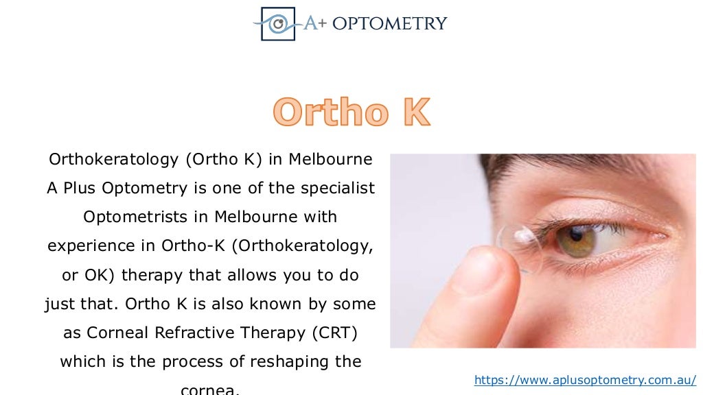 OrthoK, Orthokeratology Melbourne A Plus Optometry