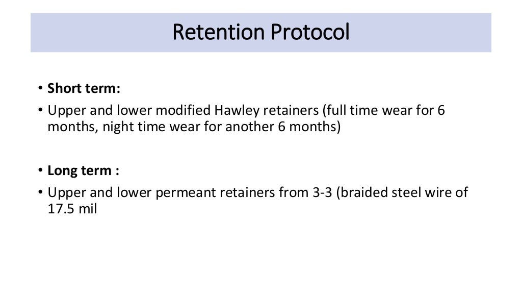 orthodontic case presentation