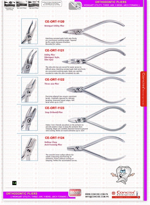 Orthodontic Pliers, Orthodontic instruments, Distal end cutter, ligat…
