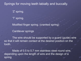Orthodontic Appliance | PPTX
