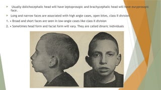 Dolichocephalic Races ORTHODONTIC DIAGNOSIS AND CASE HISTORY - SEMINAR 2.pptx