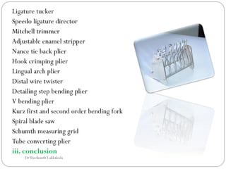 Structure Trimmer For Instrument Support Orthodontic instruments | PDF