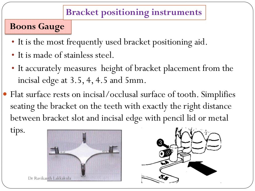 Orthodontic instruments
