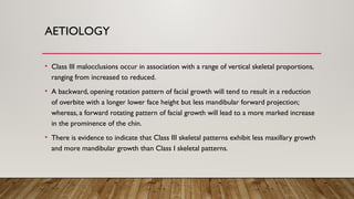 ORTHODONTIC Management of Class III Malocclusion.pptx