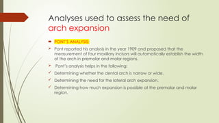 Pont Model Analysis Inference ORTHODONTIC MODEL ANALYSIS(SPACE ANALYSIS).pptx