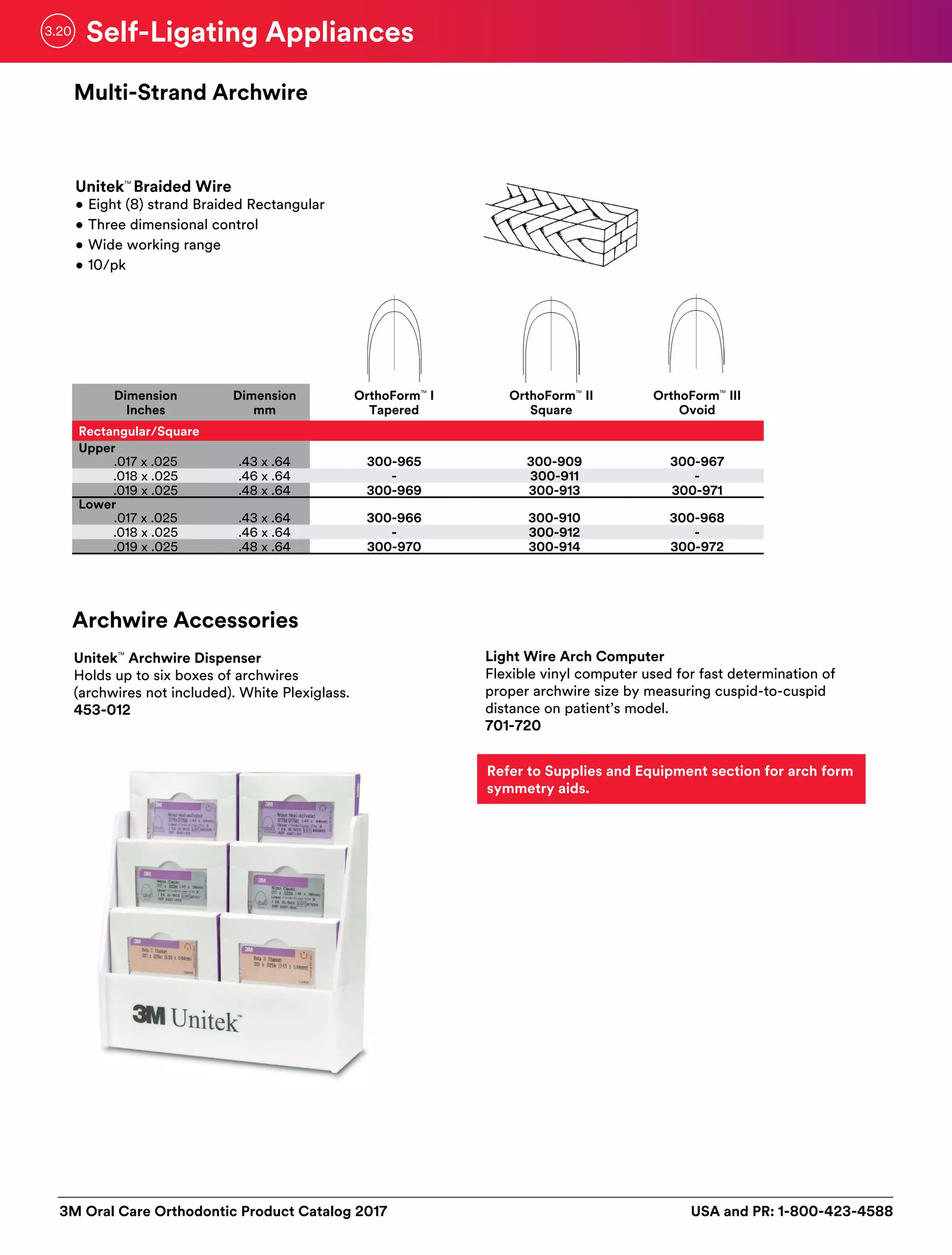 3M Orthodontic Product Catalogue PDF
