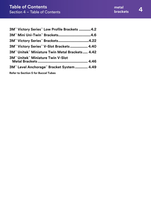 3M Orthodontic Product Catalogue PDF