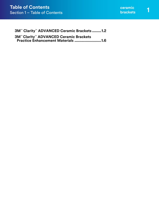 3M Orthodontic Product Catalogue PDF