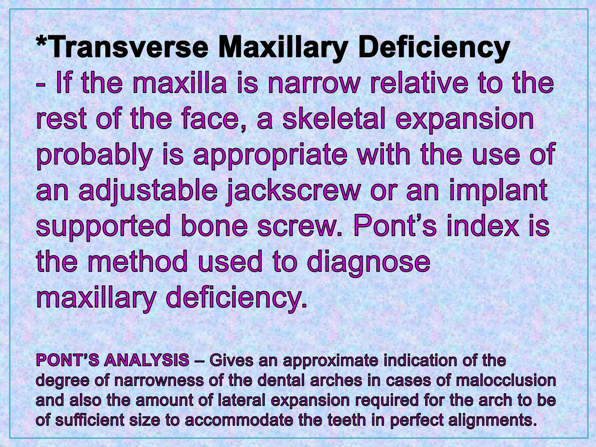 Orthodontic treatment planning