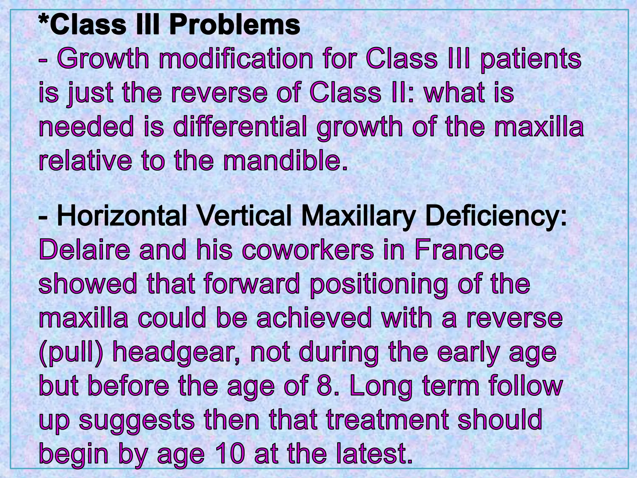 Orthodontic treatment planning