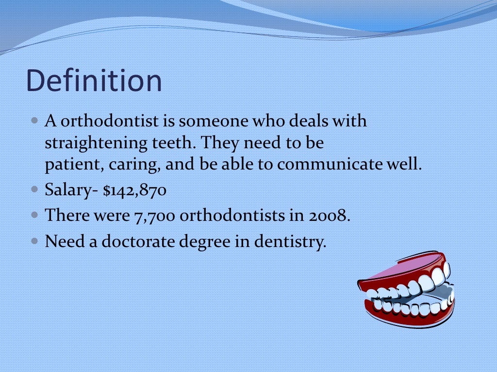 Orthodontist powerpoint
