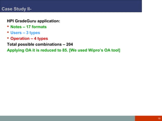Orthogonal array approach a case study | PPT