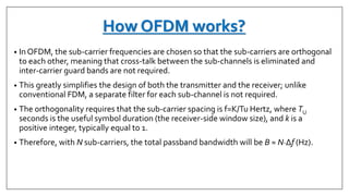 Orthogonal frequency division multiplexing (ofdm) | PPTX