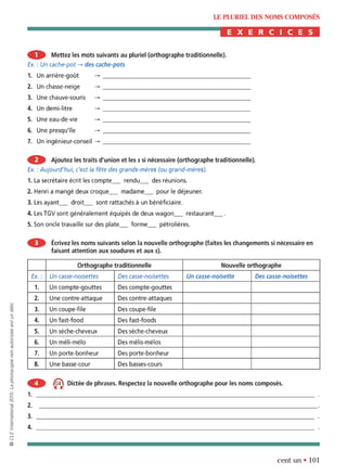 orthographe progressive niveau avancé