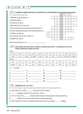 orthographe progressive niveau avancé