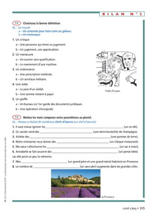 orthographe progressive niveau avancé