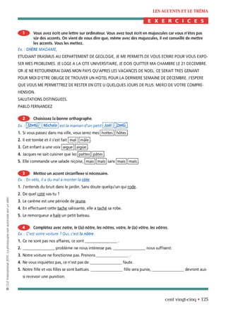 orthographe progressive niveau avancé