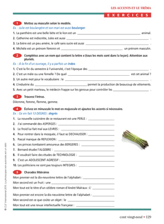 orthographe progressive niveau avancé