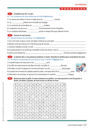 orthographe progressive niveau avancé