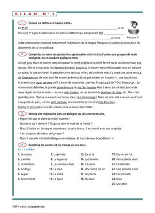 orthographe progressive niveau avancé