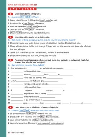 orthographe progressive niveau avancé