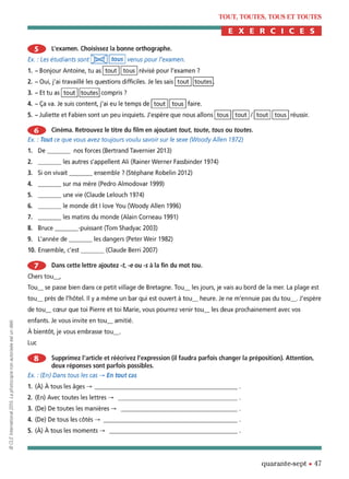 orthographe progressive niveau avancé