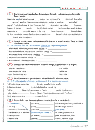 orthographe progressive niveau avancé