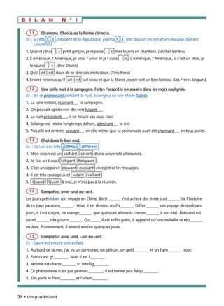 orthographe progressive niveau avancé