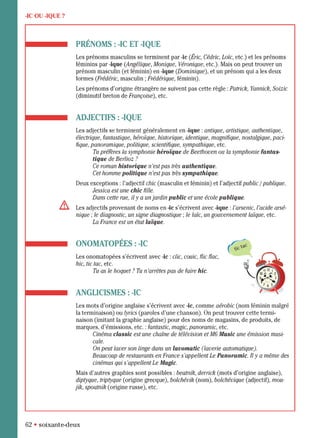 orthographe progressive niveau avancé