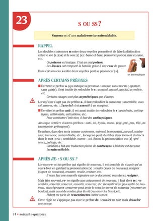 orthographe progressive niveau avancé