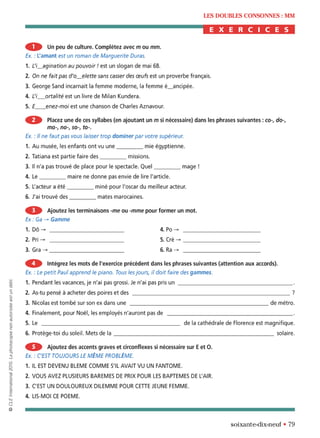 orthographe progressive niveau avancé