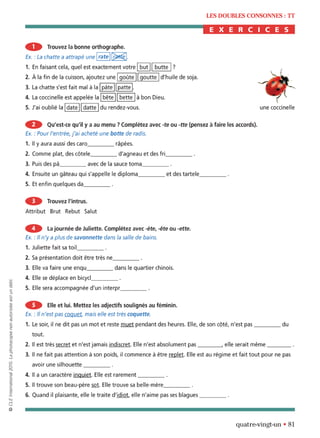orthographe progressive niveau avancé