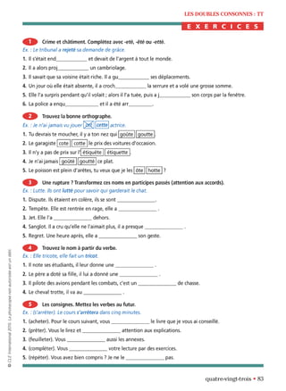 orthographe progressive niveau avancé