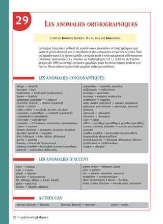 orthographe progressive niveau avancé