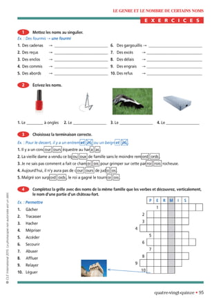 orthographe progressive niveau avancé